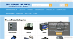 Desktop Screenshot of philippi-online-shop.de