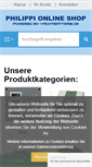 Mobile Screenshot of philippi-online-shop.de